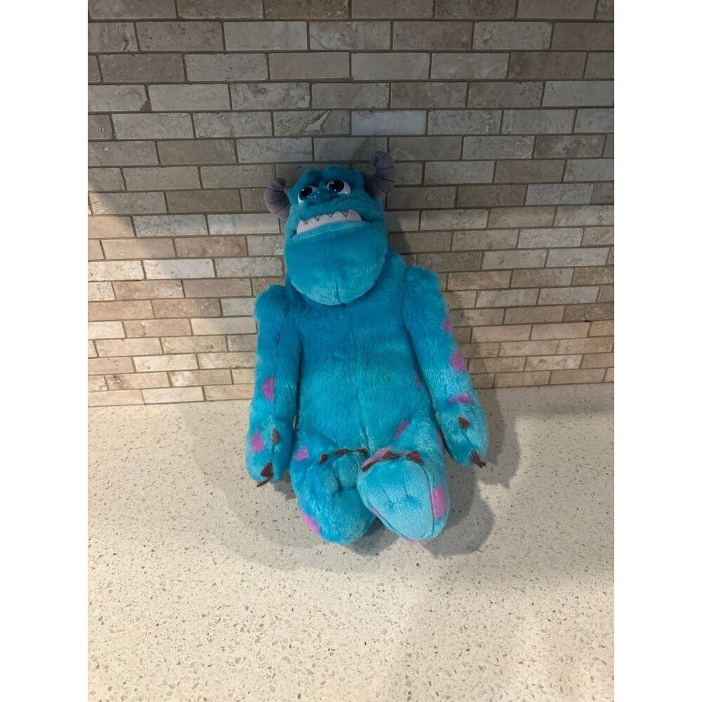 Disney Pixar Monsters University My Scare Pal Sulley Talking Roars Plush 14”
